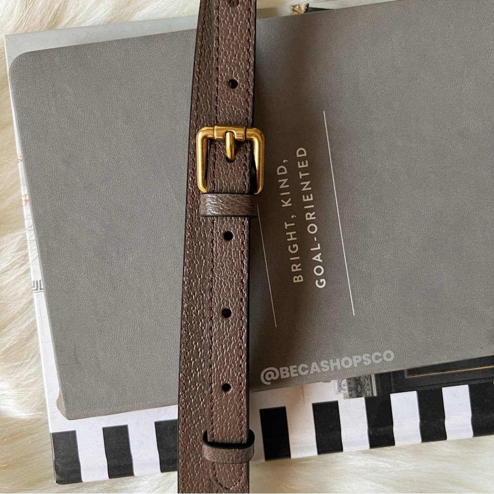 Genuine Leather Crossbody Shoulder Strap Replacement For Gucci Ophidia Bag - Picture 4 of 8